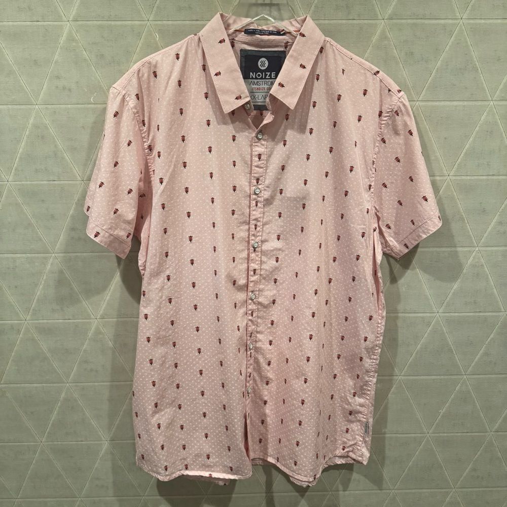 NOIZE AMSTRDM CASUAL BUTTON DOWN SHIRT XXL NWT